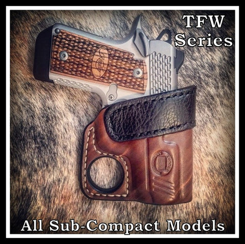 Turner Leatherworks TFW™ (Pocket/Purse) Leather Holster (fits: All Sub-Compact Handgun Models)